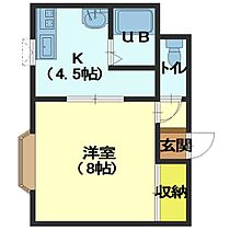 F1COURT（エフワンコート） 203 ｜ 北海道函館市上野町23-22（賃貸アパート1K・2階・23.69㎡） その2