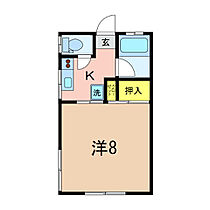 プリンス新大  ｜ 新潟県新潟市西区五十嵐２の町（賃貸アパート1K・2階・23.18㎡） その2