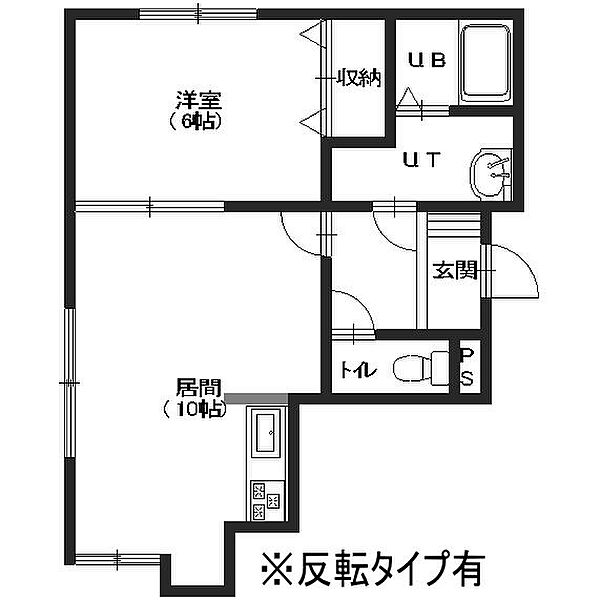 Will 205｜北海道函館市美原１丁目(賃貸マンション1LDK・2階・35.02㎡)の写真 その2