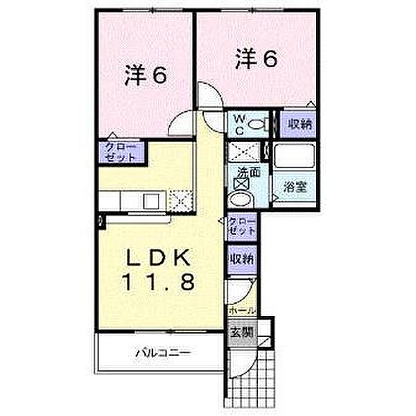 ベルアンジュ 103｜北海道函館市昭和３丁目(賃貸アパート2LDK・1階・52.57㎡)の写真 その2