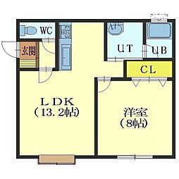 ラ・プラージュB棟 1階