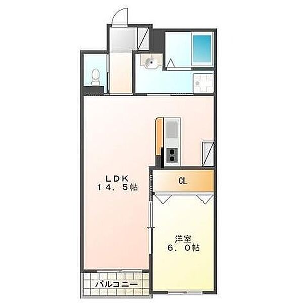 NEW PIAZZA西桔梗 105｜北海道函館市西桔梗町(賃貸マンション1LDK・1階・48.21㎡)の写真 その2