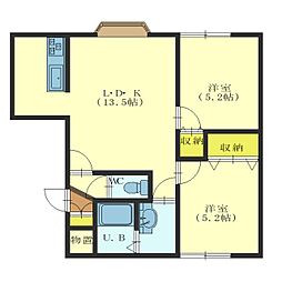 ロゼット美原 1階