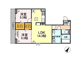 徳島県徳島市北田宮４丁目（賃貸アパート2LDK・2階・60.40㎡） その4