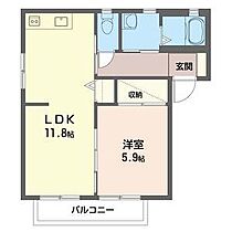 栃木県下都賀郡野木町大字丸林（賃貸アパート1LDK・1階・43.01㎡） その2