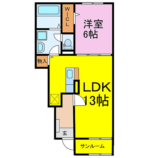グレイス　II ｜埼玉県加須市馬内(賃貸アパート1LDK・1階・50.01㎡)の写真 その2
