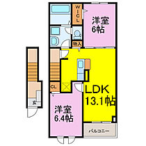 ブリランテ　I  ｜ 埼玉県加須市馬内（賃貸アパート2LDK・2階・59.55㎡） その2