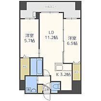 fer北3条　フェール北3条  ｜ 北海道札幌市中央区北三条東２丁目（賃貸マンション2LDK・7階・59.59㎡） その2