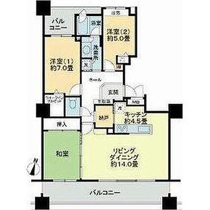 ライオンズマンション知事公館前_間取り_0