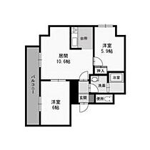 カインドK 803 ｜ 北海道札幌市中央区北七条西１７丁目7-11（賃貸マンション2LDK・8階・53.95㎡） その2