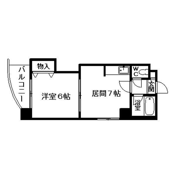 札幌トキワビル 602｜北海道札幌市中央区北六条西１９丁目(賃貸マンション1DK・6階・28.66㎡)の写真 その2