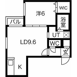 レストシティ北7条 2階