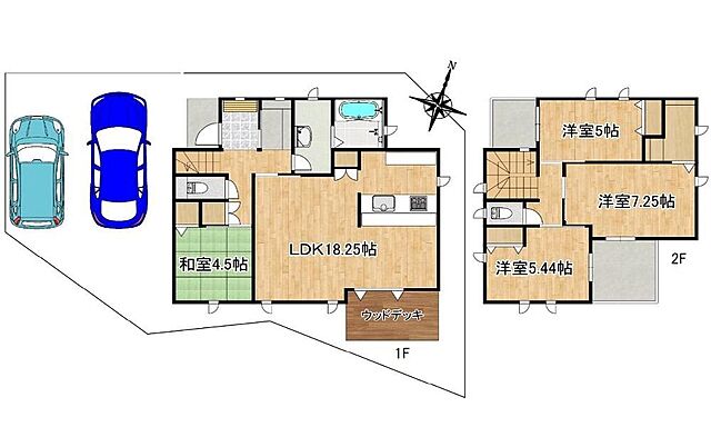 間取り 広島市安佐北区可部南1丁目