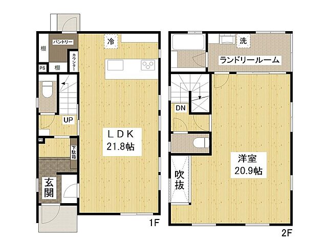 間取り 広島市安佐北区可部南4丁目