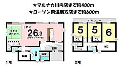 中古戸建 3LDKの間取り