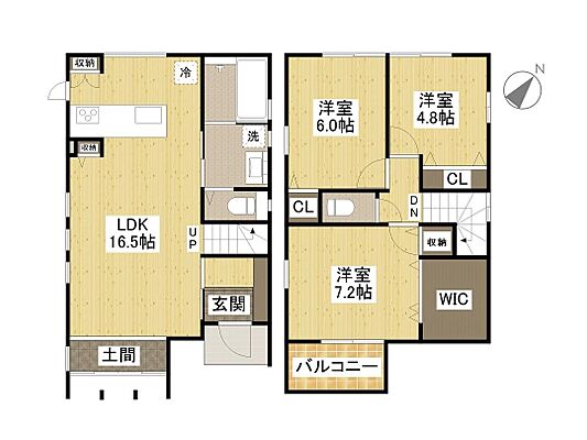 間取り JR芸備線 下深川駅 徒歩6分