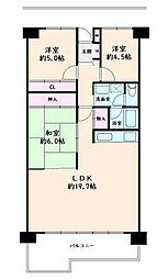 間取図画像 3LDK