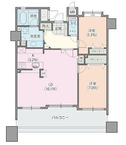 間取り エイルマンション城崎ロイヤルコート 8階/8