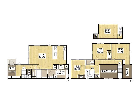 間取り 広島県広島市安佐北区可部8丁目