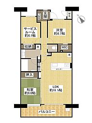 間取図画像 2SLDK