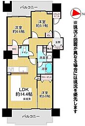 間取図画像 3LDK