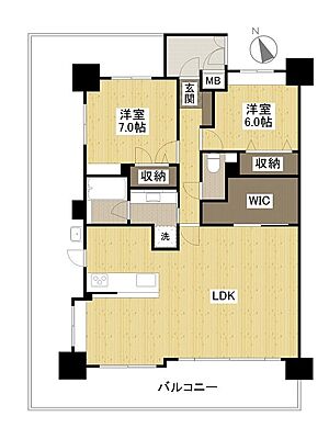 間取り ラフィエール長束ココモ 11階/-