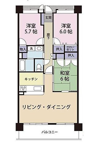 間取り アスティオン春日 12階/1208