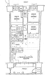 ヴェルディ大原駅前フェリス 3LDKの間取図画像