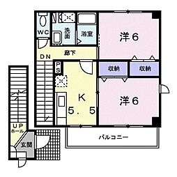 ラフィネ 2Kの間取図画像