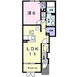 間取図画像 1LDK