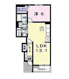間取図画像 1LDK