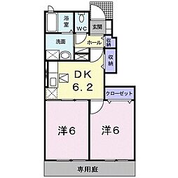 間取図画像 2DK