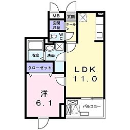 間取図画像 1LDK