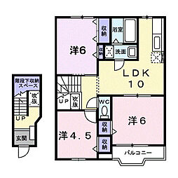 くすの木ガーデン 3LDKの間取図画像