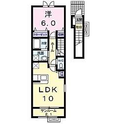 間取図画像 1LDK