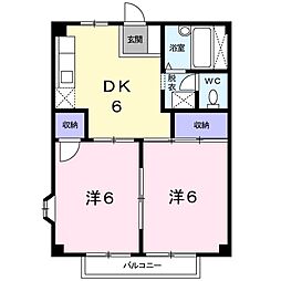 間取図画像 2DK