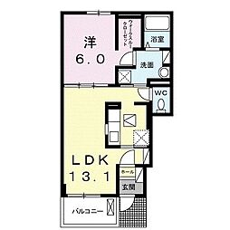 間取図画像 1LDK