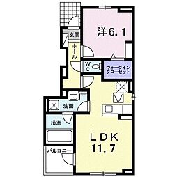 間取図画像 1LDK