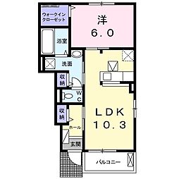 間取図画像 1LDK