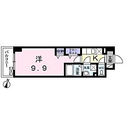 間取図画像 1K
