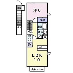 間取図画像 1LDK