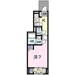 間取図画像 1K