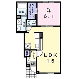 M-メゾン末広1 1LDKの間取図画像