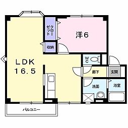 間取図画像 1LDK
