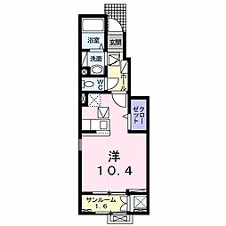 メロウデイズ ワンルームの間取図画像