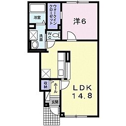 エテルノ 1LDKの間取図画像