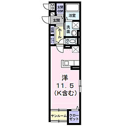間取図画像 ワンルーム