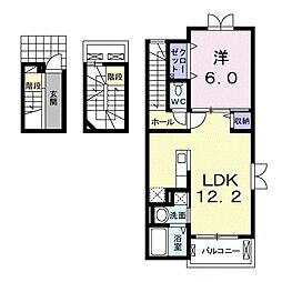 サンライズ・フォレスト 1LDKの間取図画像