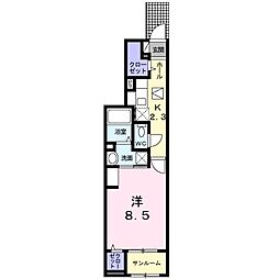 ビオラ・M 1Kの間取図画像