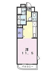 アーバンステージ ワンルームの間取図画像